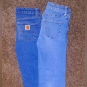 Boys Size 7 Carhartt & Old Navy jeans